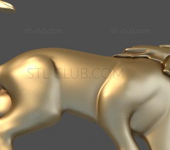 3D модель 3d stl модель лев, артJV_0022 (STL)